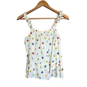 Madewell Womens Floral Print Sleeveless Cami Tank Top Size 2 Colorful Bloomcore